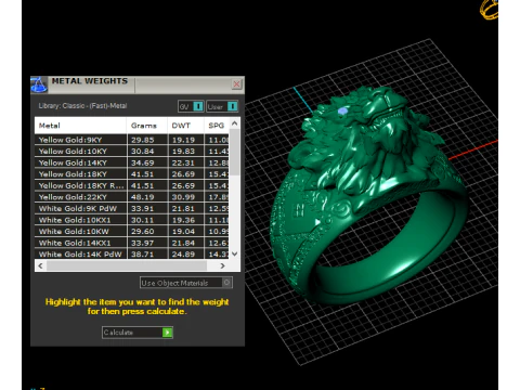 Anillo de sello con cabeza de lobo modelo imprimible en 3D Modelo de impresión 3D