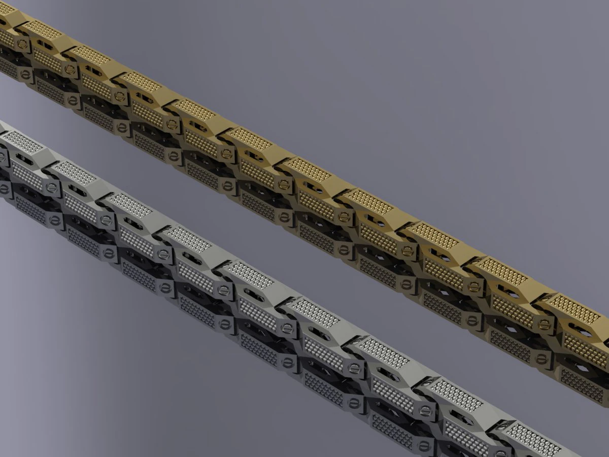 Elegant Bracelet Printable Model Jewelry Gold Luxury 3D Print Model .c4d .max .obj .3ds .fbx .stl .blend 