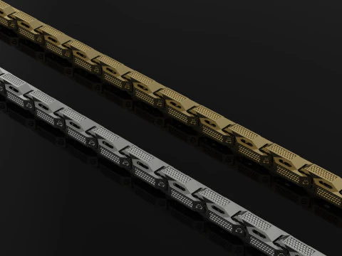 Elegant Bracelet Printable Model Jewelry Gold Luxury 3D Print Model