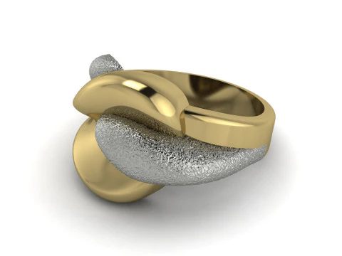 Elegant Ring Printable Model Jewelry Gold Luxury 3D Print Model