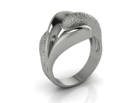 Elegant Ring Printable Model Jewelry Gold Luxury 3D Print Model