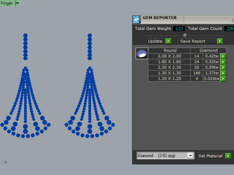 Elegant Earrings Printable Model Jewelry Gold Luxury 3D Print Model