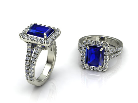 Elegant Ring Printable Model Jewelry Gold Luxury 3D Print Model