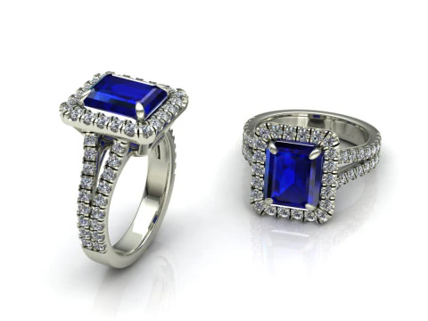 Elegant Ring Printable Model Jewelry Gold Luxury 3D Print Model