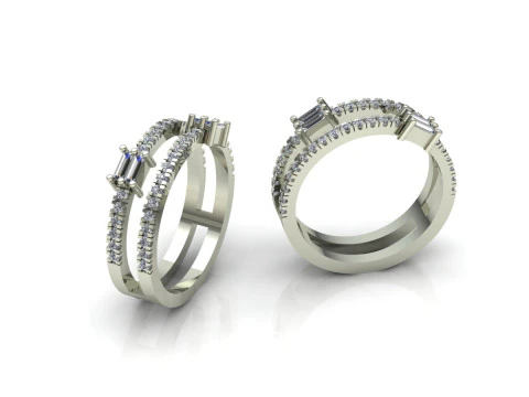 Elegant Ring Printable Model Jewelry Gold Luxury 3D Print Model