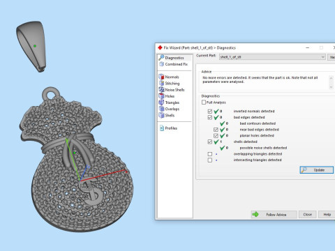 Money Bag Pendant Printable Model Jewelry Gold Luxury 3D Print Model