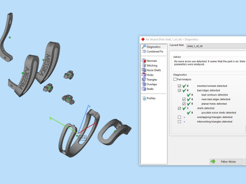 Messika Set Printable Model Jewelry Gold Luxury 3D Print Model