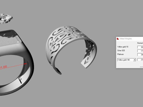 Armenian coat of arms Ring Printable Jewelry Gold 3D Print Model