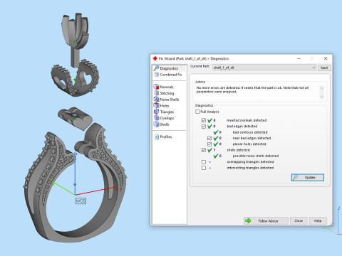 Elegant Ring Printable Model Jewelry Gold Luxury 3D Print Model