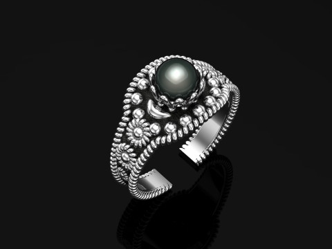 Silver Ring Printable Model Jewelry Gold Luxury 3D Print Model