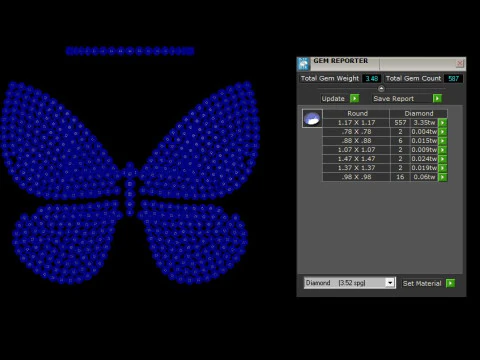Butterfly Ring Printable Model Jewelry Gold Luxury 3D Print Model