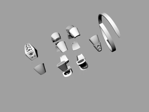 Snake Bulgari Ring Printable Model Jewelry Gold Luxury 3D Print Model