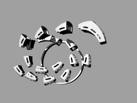 Bulgari Snake Ring Printable Model Jewelry Gold Luxury 3D Print Model