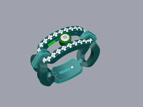 Messika Ring Printable Model Jewelry Gold Luxury 3D Print Model