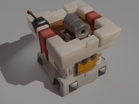 लोपॉलीटावर 3D मॉडल