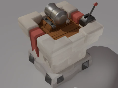 LowPolyTower 3D Model