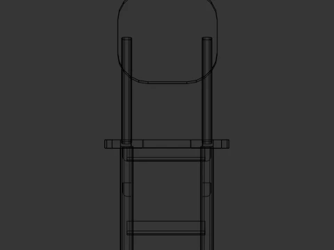 LowPolyChair 3D Model