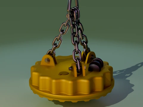 LowPolyMagnit Modèle 3D