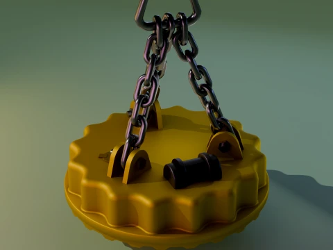 LowPolyMagnit 3D Model