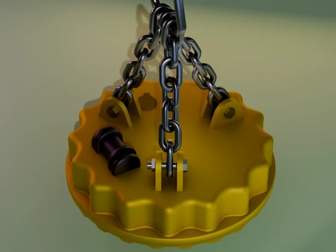 LowPolyMagnit 3D Model