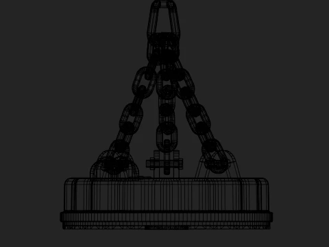 LowPolyMagnit 3D Model