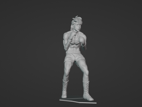 Rocky Joe Ashita no Joe - STL files 3D Print Model