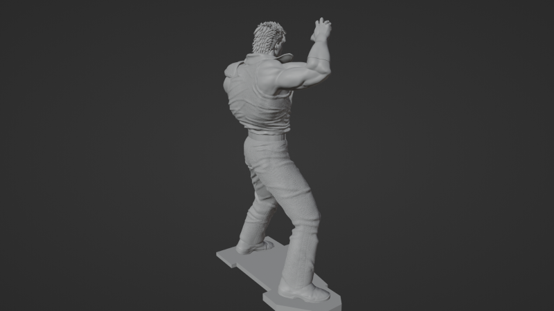 KENSHIRO - STL FILES 3D Print Model .c4d .max .obj .3ds .fbx .stl .blend