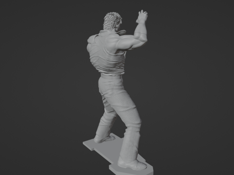 KENSHIRO - STL FILES 3D Print Model