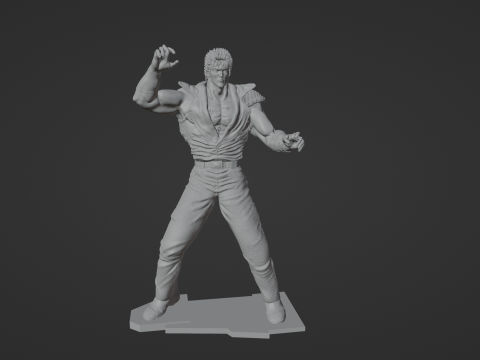 KENSHIRO - STL FILES 3D Print Model