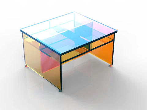 Mobili per ufficio 01 Modello 3D