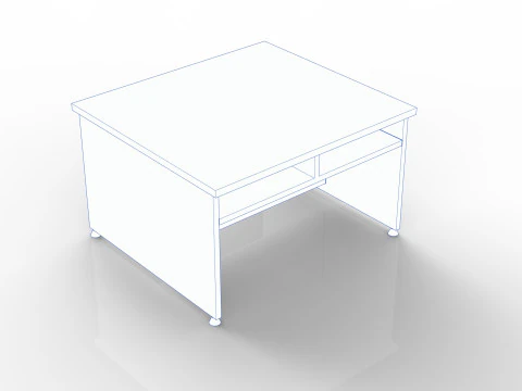 Office Furniture 01 3D Model