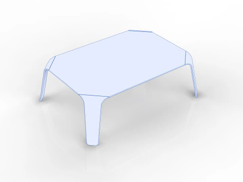 Low table 3D Model