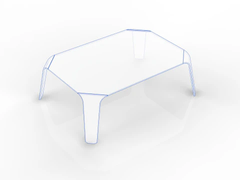 Low table 3D Model