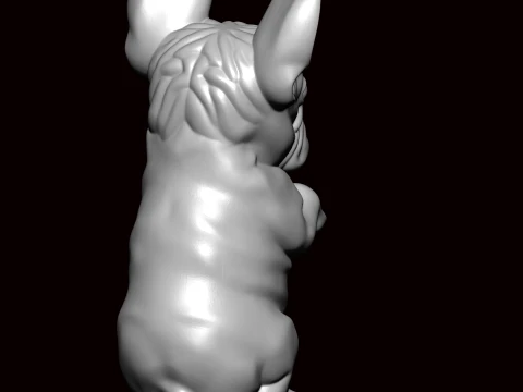 French Bulldog Body 3D Model