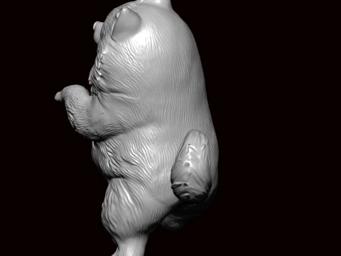 Cute Pomeranian 3D Model