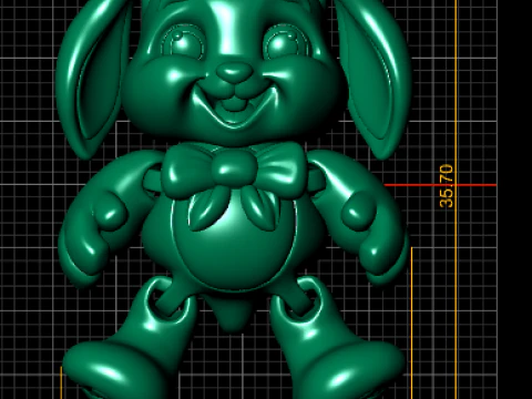 Sleepy Puppy Duo with Bow Tie 3D Printable Model 3D Print Model