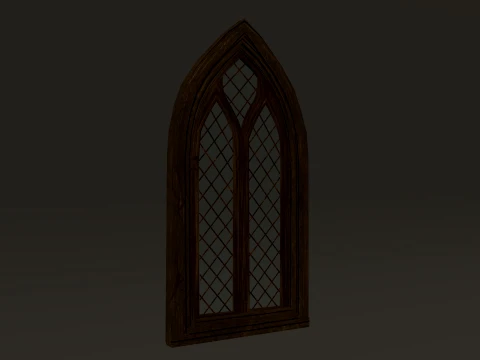 Medieval Windows Modular Set 1-2-4K PBR 7 Models 3D Model