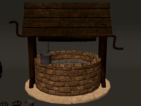 Medieval Decor Modular Pack 1-2-4K PBR 24 models 3D Model