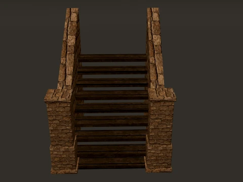 Tour Ronde Petit PBR 1-2-4K Modèle 3D