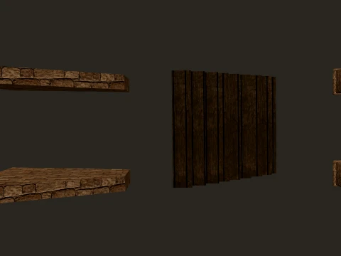 Tour Ronde Petit PBR 1-2-4K Modèle 3D