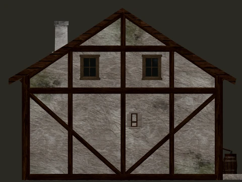 Medieval Blacksmith Workshop PBR 4K 3D Model