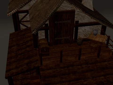 Medieval Tavern PBR 4K 3D Model