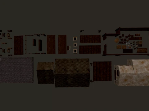 Medieval Tavern PBR 4K 3D Model