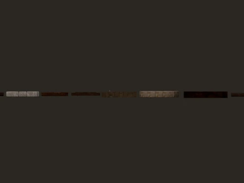 Medieval Doors Pack 4K PBR 3D Model