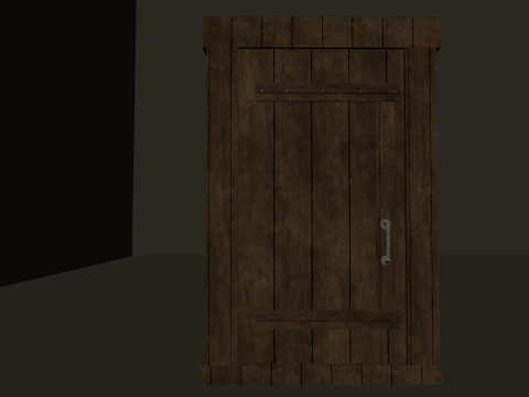 Medieval Doors Pack 4K PBR 3D Model