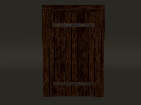 Medieval Doors Pack 4K PBR 3D Model