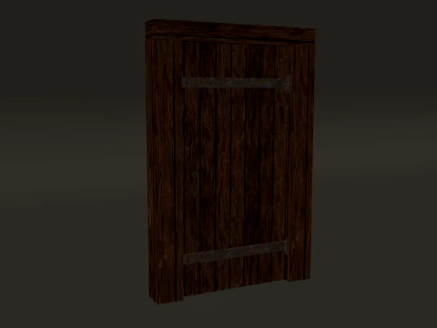 Medieval Doors Pack 4K PBR 3D Model