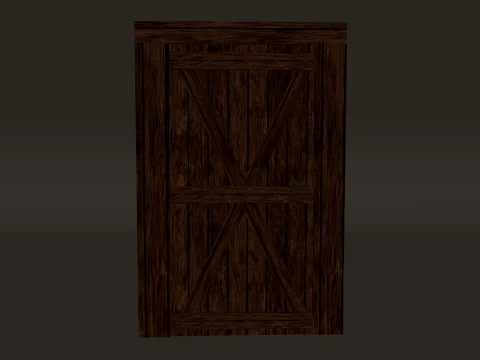 Medieval Doors Pack 4K PBR 3D Model