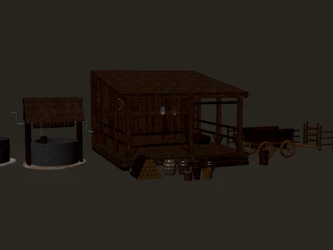 Orta&ccedil;ağ Dekor Paketi 4K PBR 3D Model