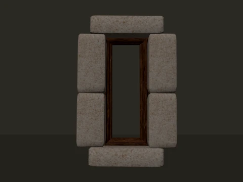 Medieval Windows Pack 4K PBR 3D Model